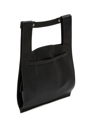 Detail View - Click To Enlarge - BEAUTIFUL PEOPLE BAGS - Extra Large Shrink Leather Market Bag