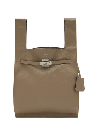 Main View - Click To Enlarge - BEAUTIFUL PEOPLE BAGS - Large Shrink Leather Market Bag