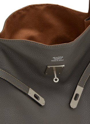 Detail View - Click To Enlarge - BEAUTIFUL PEOPLE BAGS - Extra Large Shrink Leather Market Bag