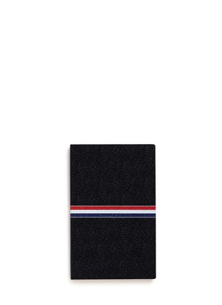 Main View - Click To Enlarge - THOM BROWNE  - Large pebble leather notebook