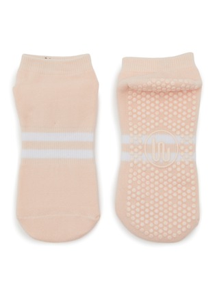 Detail View - Click To Enlarge - MOVEACTIVE - Classic Low Rise Grip Socks Set of 3 — Soft Pink
