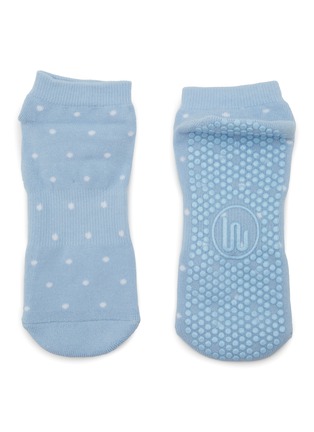  - MOVEACTIVE - Classic Low Rise Grip Socks Set of 3 — Powder Blue