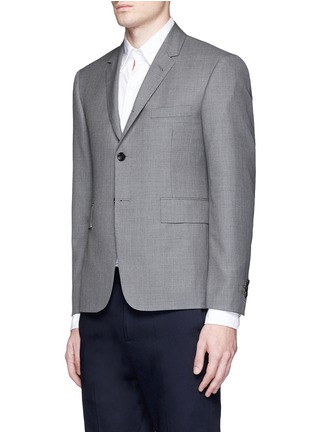 Front View - Click To Enlarge - THOM BROWNE  - Hector embroidered wool blazer