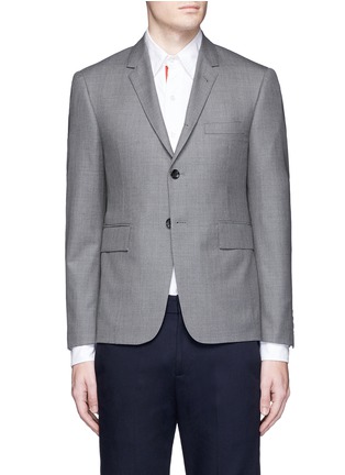 Main View - Click To Enlarge - THOM BROWNE  - Hector embroidered wool blazer