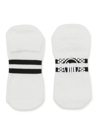 Detail View - Click To Enlarge - MOVEACTIVE - Classic Low Rise Grip Socks Set of 3 — Black