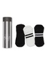 Main View - Click To Enlarge - MOVEACTIVE - Classic Low Rise Grip Socks Set of 3 — Black