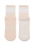 Detail View - Click To Enlarge - MOVEACTIVE - Crew Non-Slip Grip Socks Set of 3 — Soft Pink