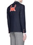 Back View - Click To Enlarge - THOM BROWNE  - Crab embroidered wool blazer