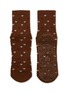  - MOVEACTIVE - Crew Non-Slip Grip Socks Set of 3 — Espresso
