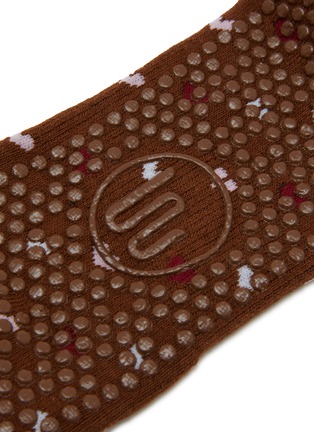  - MOVEACTIVE - Crew Non-Slip Grip Socks Set of 3 — Espresso