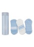 Main View - Click To Enlarge - MOVEACTIVE - Crew Non-Slip Grip Socks Set of 3 — Powder Blue