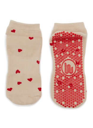  - MOVEACTIVE - Classic Low Rise Grip Socks Set of 3 — Almond