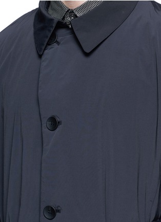 Detail View - Click To Enlarge - ARMANI COLLEZIONI - Detachable lining belted coat