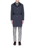 Main View - Click To Enlarge - ARMANI COLLEZIONI - Detachable lining belted coat