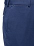 Detail View - Click To Enlarge - ARMANI COLLEZIONI - Tailored stretch cotton blend pants