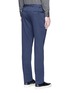 Back View - Click To Enlarge - ARMANI COLLEZIONI - Tailored stretch cotton blend pants