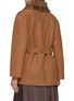 Back View - Click To Enlarge - FABIO GAVAZZI - Reversible Sable Fur Suede Shearling Coat