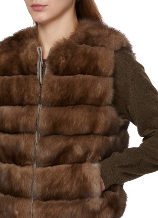  - FABIO GAVAZZI - Reversible Sable Fur Vest
