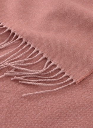 Detail View - Click To Enlarge - YVES DELORME - Club Wool Throw — Santal