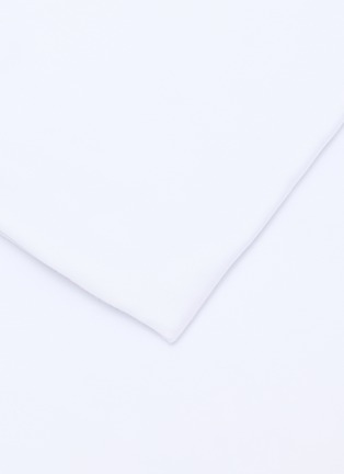 Detail View - Click To Enlarge - YVES DELORME - Triomphe Flat Sheet — Blanc