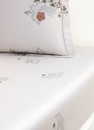 Main View - Click To Enlarge - YVES DELORME - Corolles Super King Size Fitted Sheet