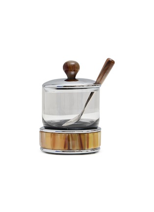 Main View - Click To Enlarge - LORENZI MILANO - Jelly Or Cheese Jar With Spoon