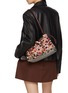 Front View - Click To Enlarge - LOEWE - x Anni Albers Medium Flamenco Embroidered Dot Purse