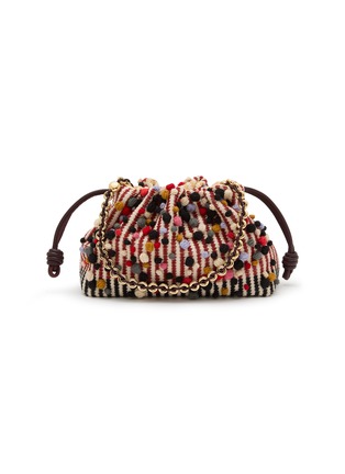 Main View - Click To Enlarge - LOEWE - x Anni Albers Medium Flamenco Embroidered Dot Purse