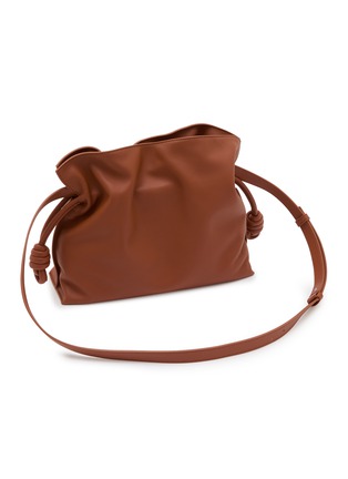 Detail View - Click To Enlarge - LOEWE - x Josef Albers Medium Flamenco Leather Shoulder Bag
