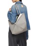 Figure View - Click To Enlarge - LOEWE - x Josef Albers Puzzle Fold Leather Tote Bag