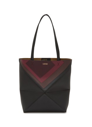 Main View - Click To Enlarge - LOEWE - x Josef Albers Puzzle Fold Leather Tote Bag