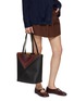 Figure View - Click To Enlarge - LOEWE - x Josef Albers Puzzle Fold Leather Tote Bag