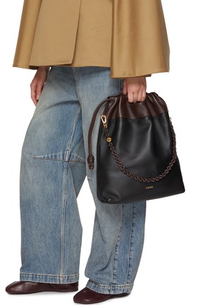 Figure View - Click To Enlarge - LOEWE - Flamenco Bicolour Leather Purse Tote Bag