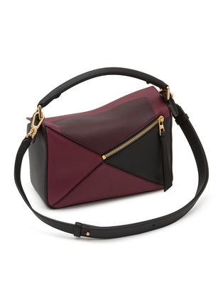 Detail View - Click To Enlarge - LOEWE - x Josef Albers Small Puzzle Leather Bag