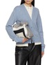 Figure View - Click To Enlarge - LOEWE - x Josef Albers Medium Flamenco Leather Shoulder Bag