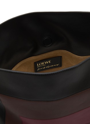 Detail View - Click To Enlarge - LOEWE - x Josef Albers Medium Flamenco Leather Shoulder Bag