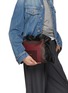 Figure View - Click To Enlarge - LOEWE - x Josef Albers Medium Flamenco Leather Shoulder Bag