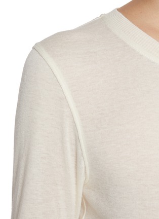  - GIA STUDIOS - Cleo Long Sleeves Thin Knit T-Shirt