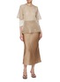 Figure View - Click To Enlarge - GIA STUDIOS - Cleo Long Sleeves Thin Knit T-Shirt