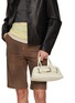 Front View - Click To Enlarge - OSOI - Mini Zip Brocle Leather Bag