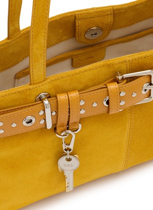 Detail View - Click To Enlarge - OSOI - Shoulder Brocle Suede Bag