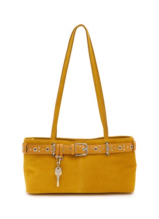 Main View - Click To Enlarge - OSOI - Shoulder Brocle Suede Bag
