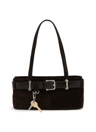 Main View - Click To Enlarge - OSOI - Mini Shoulder Brocle Suede Bag