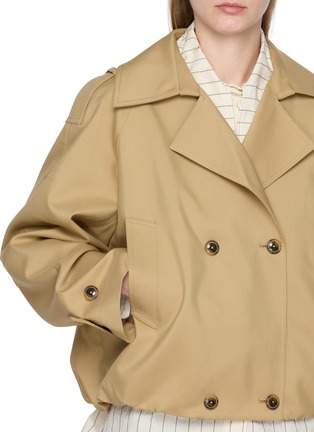  - BOINIGAN - Double Breasted Cropped Trench Coat