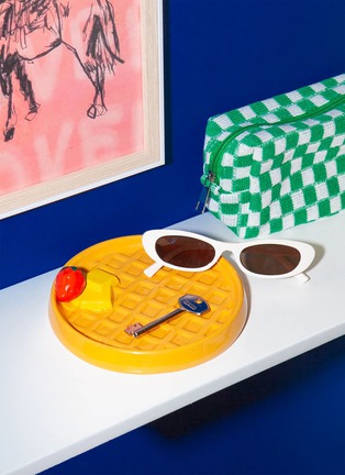 Detail View - Click To Enlarge - DOIY - Good Morning Waffle Trinket Tray