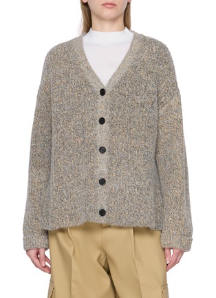 Main View - Click To Enlarge - BOINIGAN - Long Sleeve V-Neck Knit Cardigan