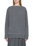 BOINIGAN Long Sleeve Round Neck Wool Knit Sweater