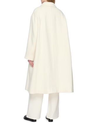 Back View - Click To Enlarge - BOINIGAN - Single Breasted Wool Cashmere Blend Overcoat