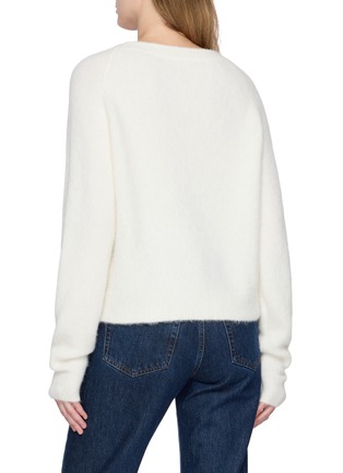 Back View - Click To Enlarge - BOINIGAN - Long Sleeve Drawstring Round Neck Knit Sweater