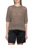 BOINIGAN Short Sleeve Wool Cashmere Knit Top